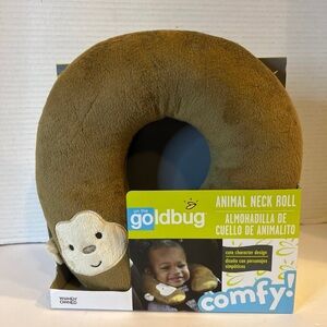 Goldbug Animal Neck Roll Cozy Plush Travel Pal